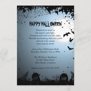 Spooky Halloween Party Invitation