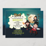 Spooky Halloween Party Invitation<br><div class="desc">Add your party details to this kids Halloween birthday party invitation by clicking on the "Personalize" button above.</div>