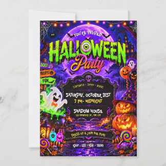 Spooky Halloween Party Invitation