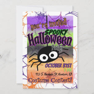 Spooky Halloween Party Invitation