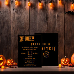 Spooky Halloween Party Invitation