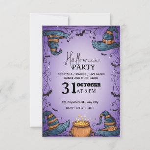 Spooky Halloween Party Invitation – Editable 