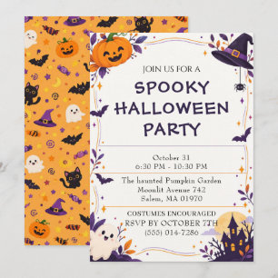 Spooky Halloween Party Invitation – Fun & Eerie