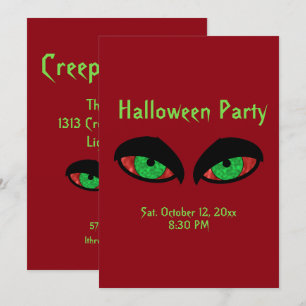 Spooky Halloween Party Invitations