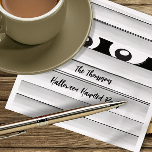 Spooky Halloween Party Mummy Custom Napkin