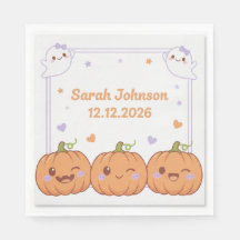 Spooky Halloween Party Napkins | 3-Ply Cute Ghost