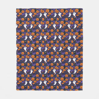 Spooky Halloween Patterns: Unique and Scary Design Fleece Blanket