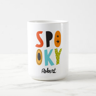 Spooky Halloween Personalized name  Coffee Mug