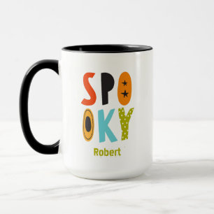 Spooky Halloween Personalized name  Mug