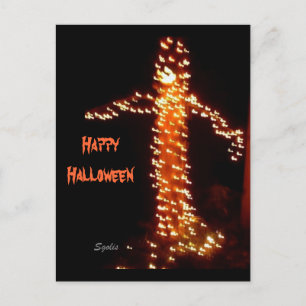 Spooky Halloween Postcard