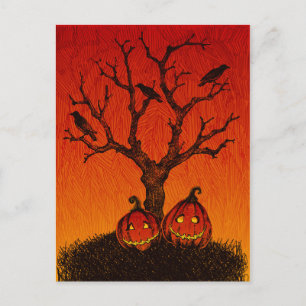 Spooky Halloween Postcard