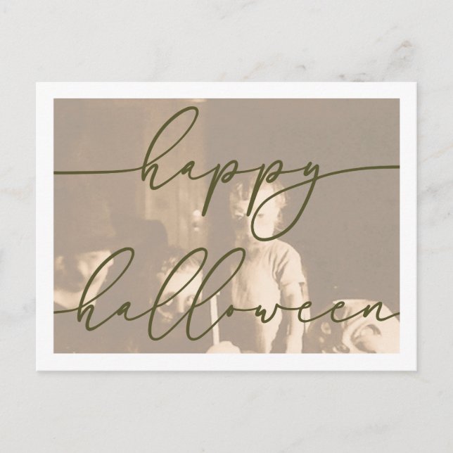 Spooky Halloween Postcard Template (Front)