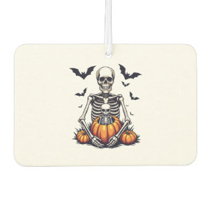 Spooky Halloween Pregnant Skeleton Pregnancy  Air Freshener