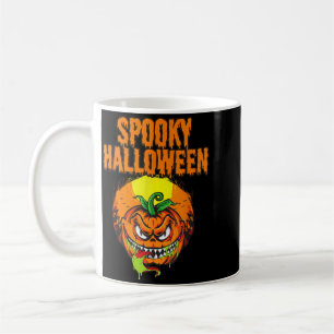 Spooky Halloween Pumpkin Coffee Mug