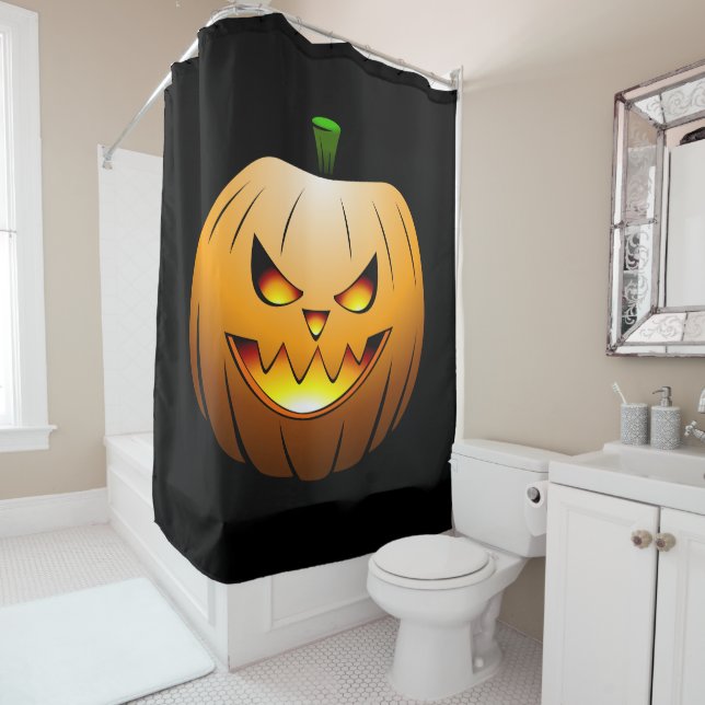 Spooky Halloween Pumpkin Face (In Situ)