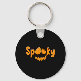 Spooky Halloween Pumpkin Spooky Pumpkin Keychain