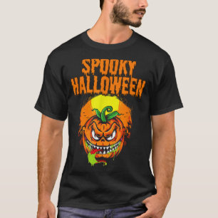 Spooky Halloween Pumpkin T-Shirt