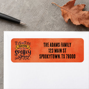 Spooky Halloween Return Address