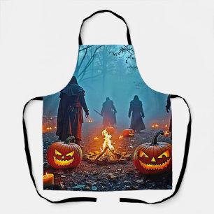 Spooky Halloween Ritual Design Apron