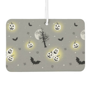 Spooky Halloween Seamless Pattern  Air Freshener