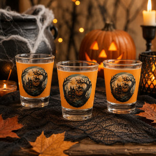 Spooky Halloween Shot Glass