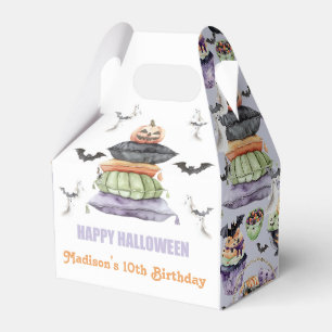 Spooky Halloween Sleepover Thank You Favor Box