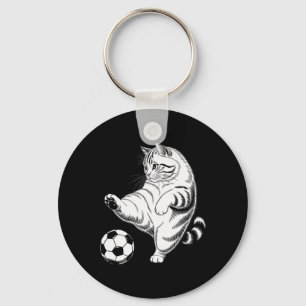 Spooky Halloween Soccer Kicking It With My Boo Cre Keychain