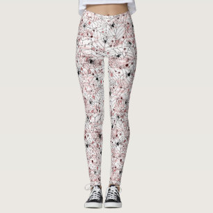 Spooky Halloween Spider Web Leggings