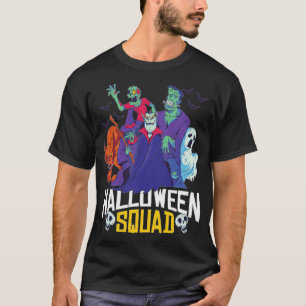 Spooky Halloween Squad Monsters Costume best frien T-Shirt
