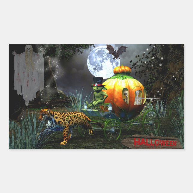 Spooky Halloween Sticker (Front)