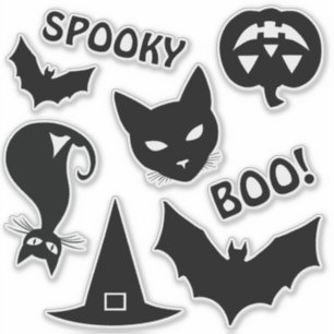 Spooky Halloween Stickers