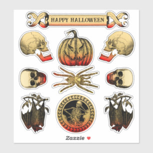 Spooky Halloween Stickers