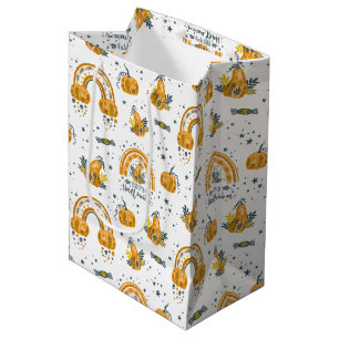 Spooky Halloween symbols pattern Medium Gift Bag