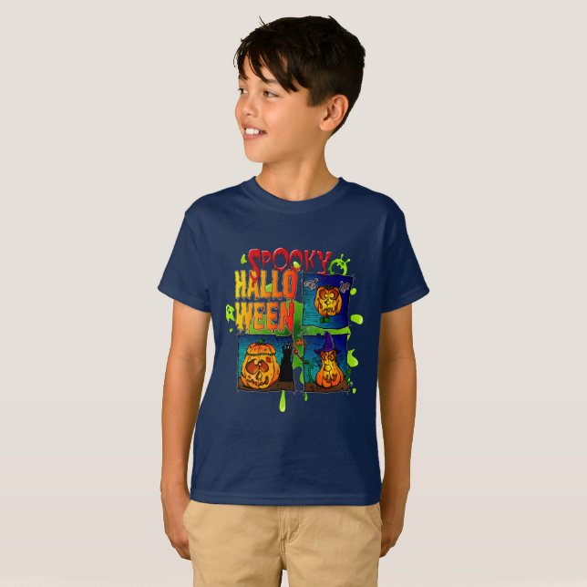 Spooky Halloween T-Shirt (Front Full)