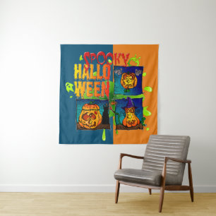 Spooky Halloween Tapestry