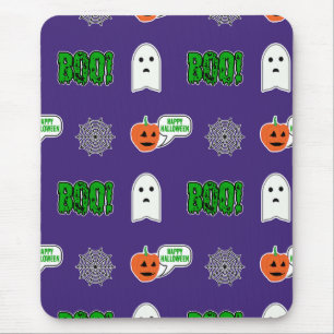 Spooky Halloween Theme Mouse Pad