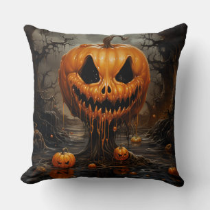Spooky Halloween  Throw Pillow