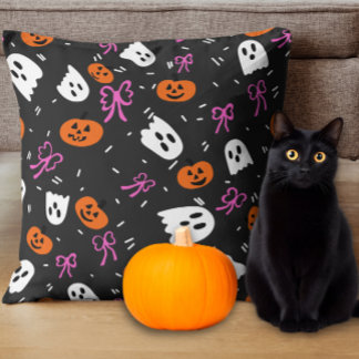 Spooky Halloween Throw Pillow