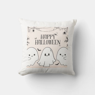 Spooky Halloween Throw Pillow