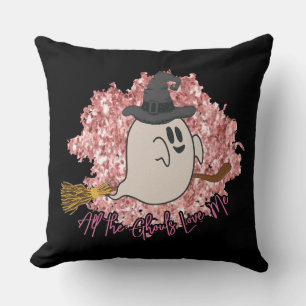 Spooky Halloween Throw Pillow