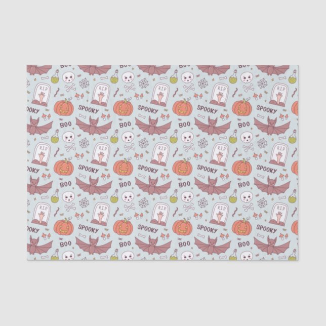 Spooky Halloween Tissue Paper (Front)