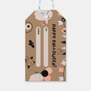 Spooky Halloween Treat Label