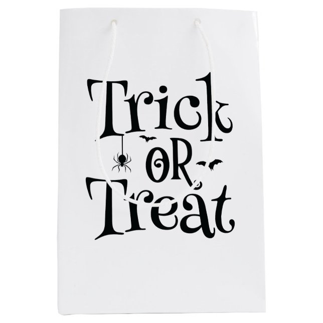 Spooky Halloween Trick or Treat Gift Bags - Perfec (Front)
