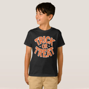 Spooky Halloween Typography & Candy Art T-Shirt
