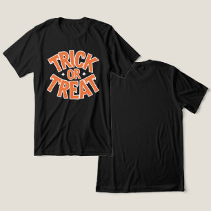 Spooky Halloween Typography & Candy Art Tri-Blend Shirt