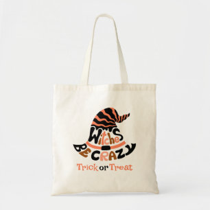 Spooky Halloween Vibe-Witches by Crazy Hat Tote Bag