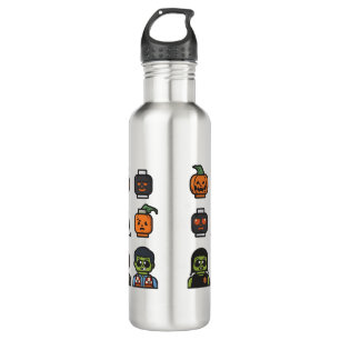 Spooky Halloween Water Bottle Design