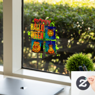 Spooky Halloween Window Cling