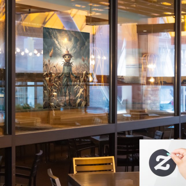 Spooky Halloween Window Cling (Restaurant Window)