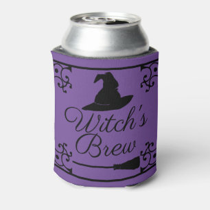 Spooky Halloween Witch's Brew in Poison Purple Can Cooler